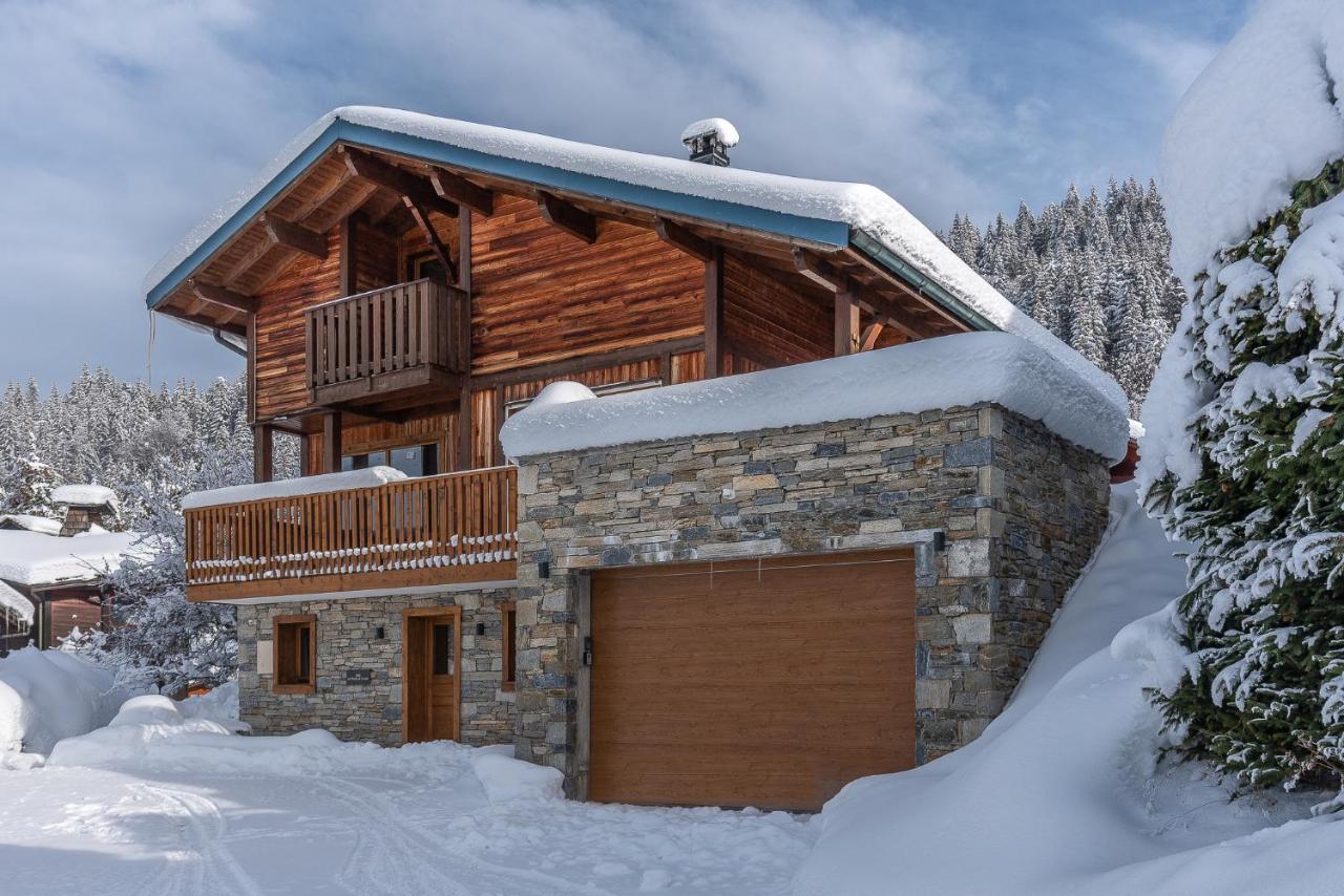 Chalet Champ De La Lune Les Gets Exteriör bild