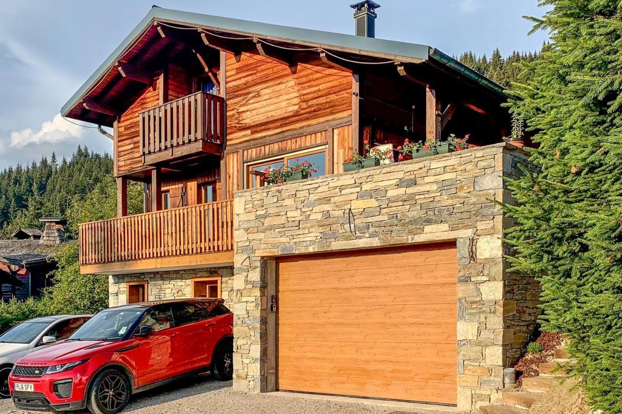 Chalet Champ De La Lune Les Gets Exteriör bild