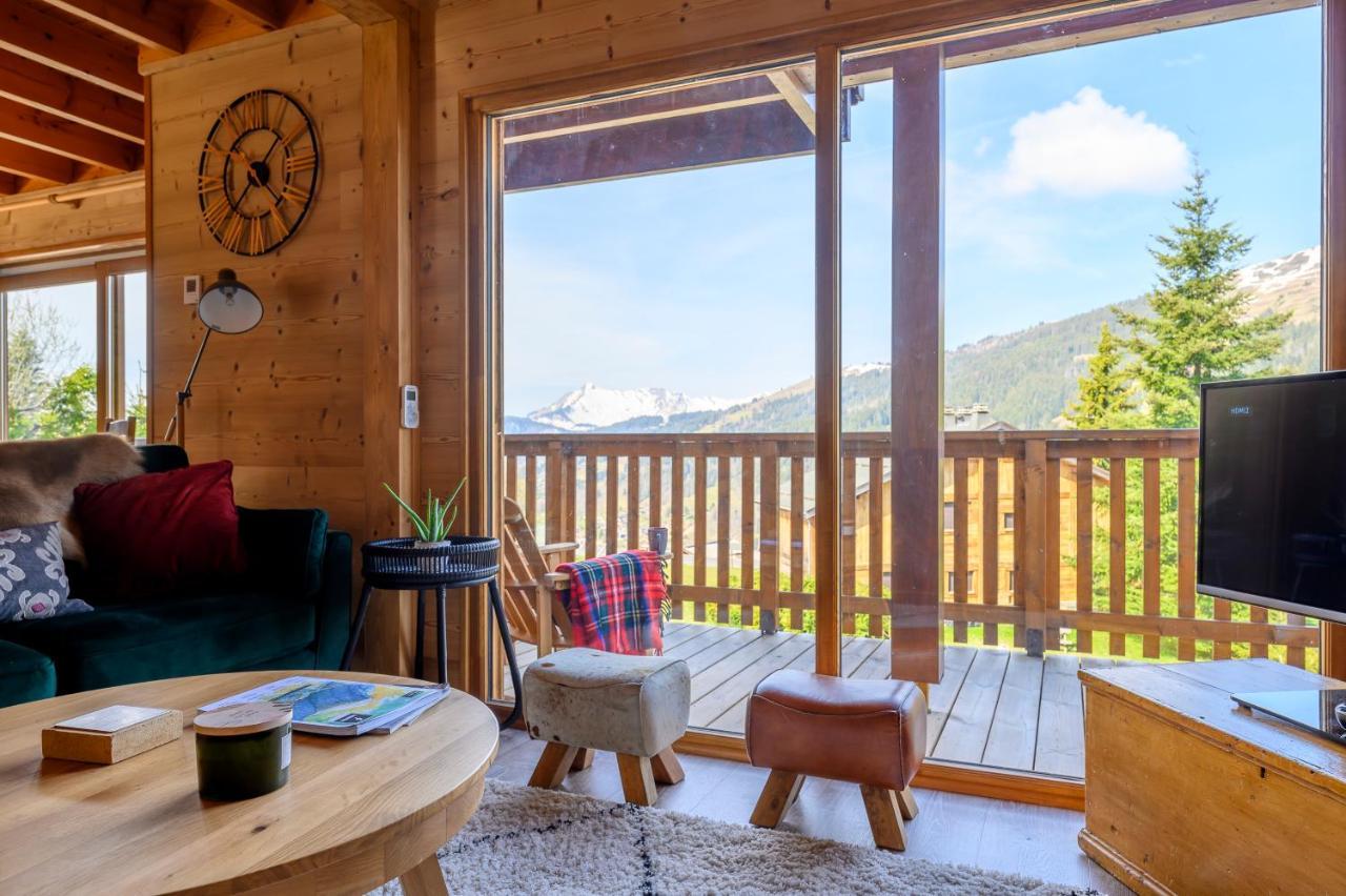Chalet Champ De La Lune Les Gets Exteriör bild